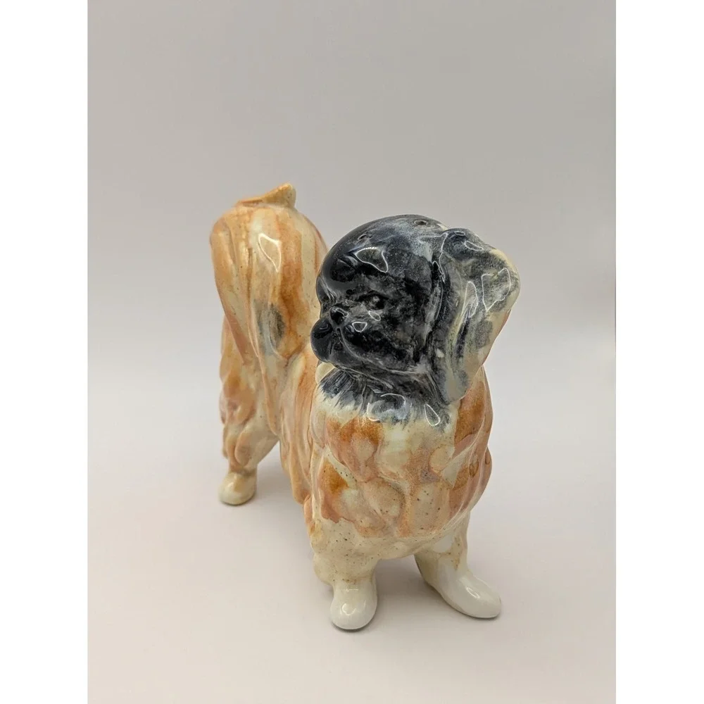 Vintage‎ Pekinese Dogs Salt And Pepper Shakers
